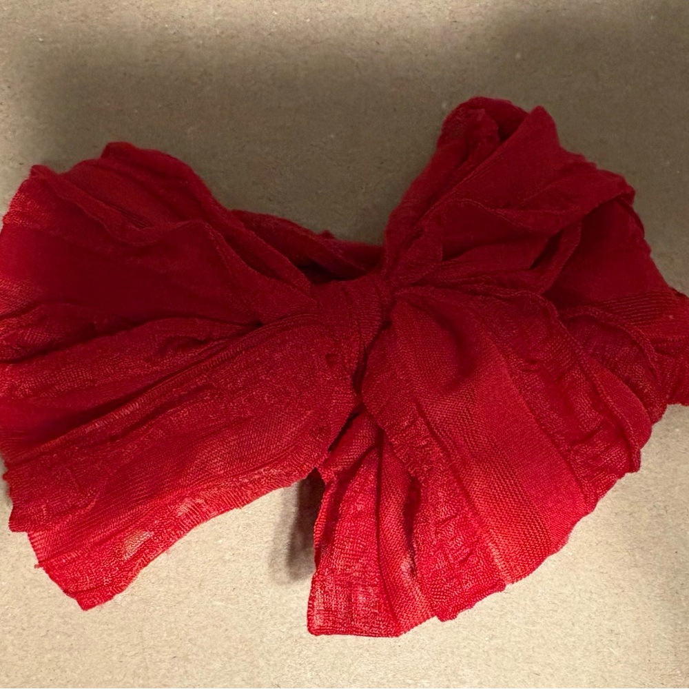 NWTO Caden lane Red Hair Bow